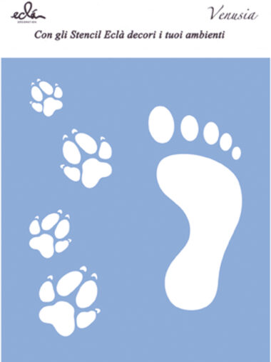 Stencil Piedi e zampe