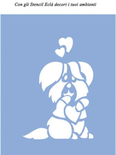 Stencil Cagnolino 1